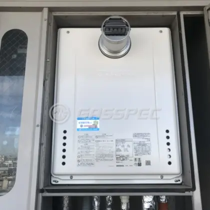 施工後の給湯器（ノーリツ GT-2070SAW-T BL）