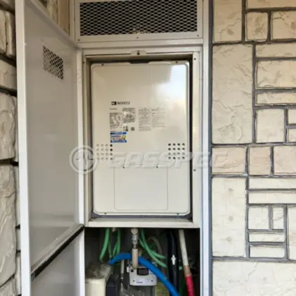 施工後の暖房熱源機（ノーリツ GTH-2454AW3H-H BL）