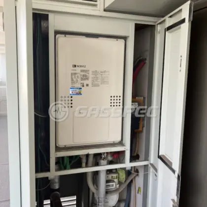 施工後の暖房熱源機（ノーリツ GTH-2454AW3H-H BL）
