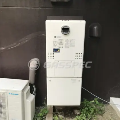 施工後の暖房熱源機（ノーリツ GTH-2454AW3H BL）