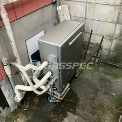 施工後の給湯器（ノーリツ GT-C1672SAR BL）