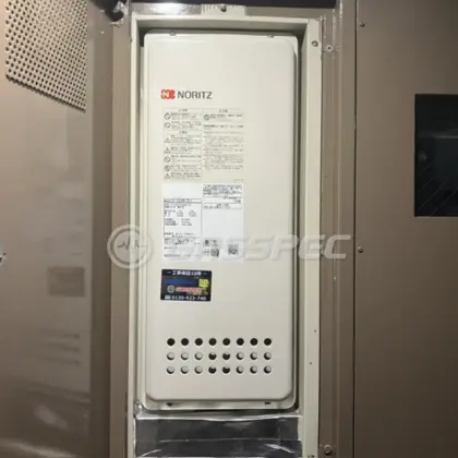 施工後の給湯器（ノーリツ GT-1653SAWX-TB-4 BL）