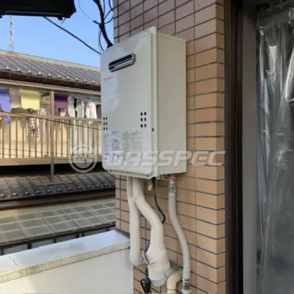 施工後の給湯器（ノーリツ GQ-1639WS-1）