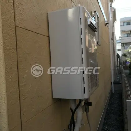 施工後の給湯器（ノーリツ GT-2470SAW BL）