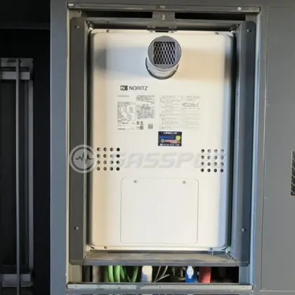 施工後の暖房熱源機（ノーリツ GTH-C2460AW3H-T-1 BL）