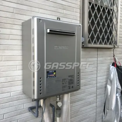 施工後の給湯器（ノーリツ GT-C2472SAW BL）