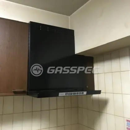 施工後のレンジフード（リンナイ LGR-3R-AP602BK）