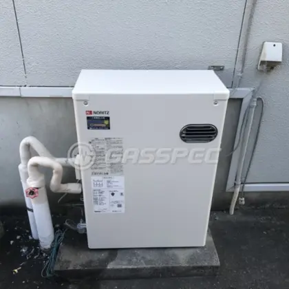 施工後の給湯器（ノーリツ OQB-4706Y）