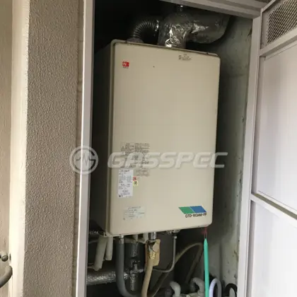 施工前の暖房熱源機（GTD-163AW-FF）