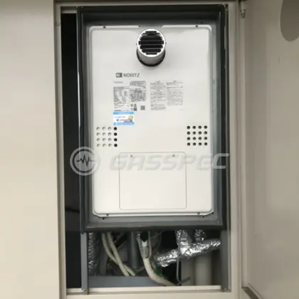 施工後の暖房熱源機（ノーリツ GTH-2454SAW3H-T BL）