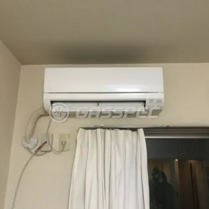施工後のエアコン（三菱 MSZ-GV3623 W）