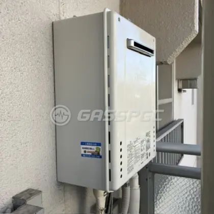 施工後の給湯器（ノーリツ GT-2070SAW BL）