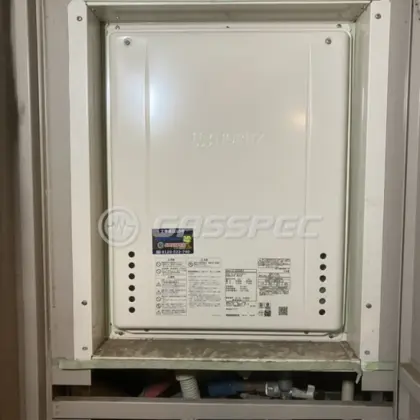 施工後の給湯器（ノーリツ GT-2470SAW-H BL）