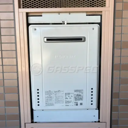 施工後の給湯器（ノーリツ GT-2070SAW BL）