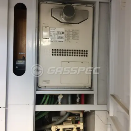 施工前の暖房熱源機
