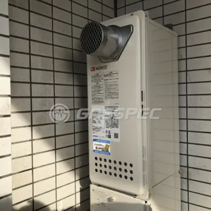 施工後の給湯器（ノーリツ GT-2053SAWX-T-4 BL）