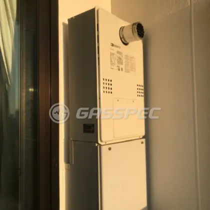 施工後の暖房熱源機（ノーリツ GTH-2454AW3H-T BL）