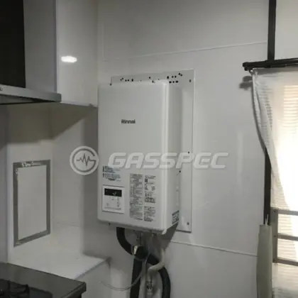 施工後の給湯器（リンナイ RUX-V1615SFFBA(A)-E）