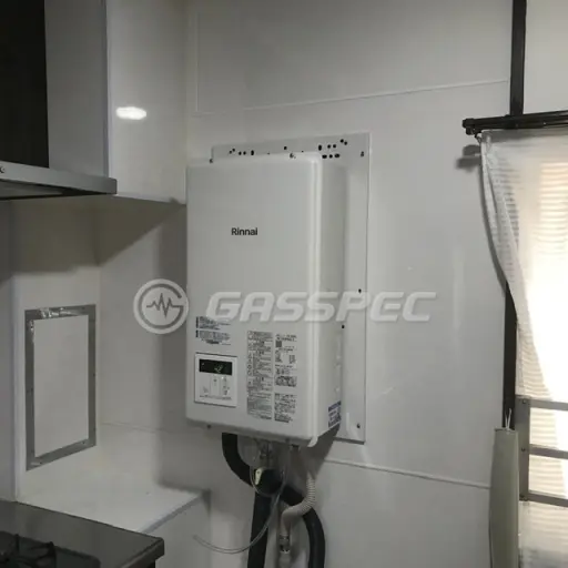 交換後の給湯器（リンナイ RUX-V1615SFFBA(A)-E）