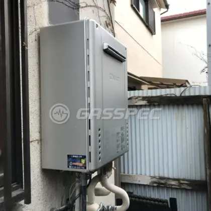 施工後の給湯器（ノーリツ GT-C2472SAW BL）