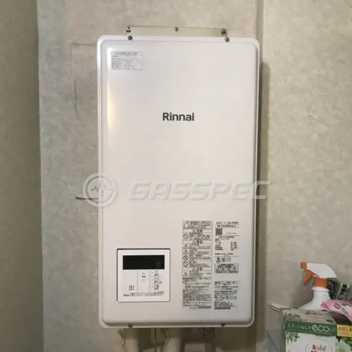 交換後の給湯器（リンナイ RUX-V1615SFFBA(A)-E）