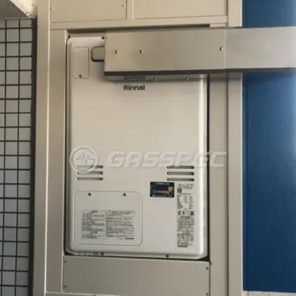 施工後の暖房熱源機（リンナイ RUFH-A2400AA2-3(A)）