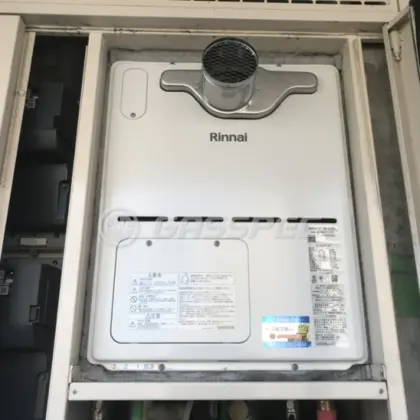 施工後の暖房熱源機（リンナイ RVD-A2400AT2-3(B)）
