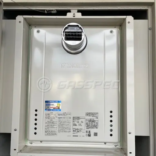 交換後の給湯器（ノーリツ GT-2470SAW-T BL）