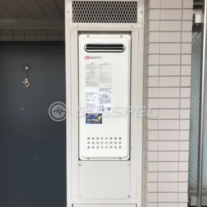 施工後の給湯器（ノーリツ GT-2053AWX-4 BL）