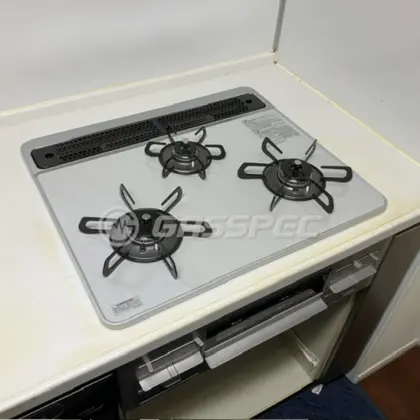 施工後のビルトインガスコンロ（パロマ PD-509WS-60CV）