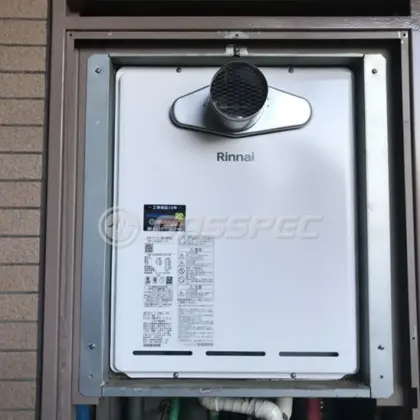 施工後の給湯器（リンナイ RUF-A2405SAT-L(C)）