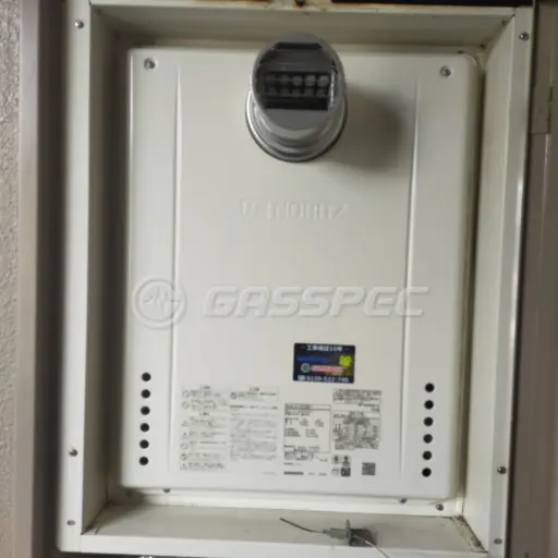 交換後の給湯器（ノーリツ GT-2470SAW-T BL）