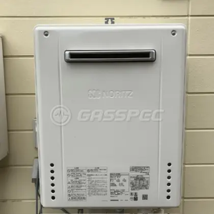 施工後の給湯器（ノーリツ GT-2470SAW BL）