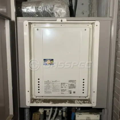 施工後の給湯器（ノーリツ GT-2470AW-H BL）