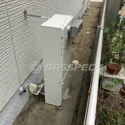 施工後の暖房熱源機（ノーリツ GTH-C2461AW6H-1 BL）