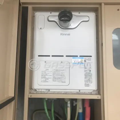 施工後の暖房熱源機（リンナイ RVD-A2400SAT2-3(B)）