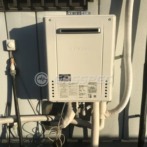 交換後の給湯器（ノーリツ GT-2070SAW BL）