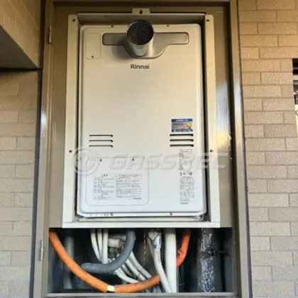 施工後の暖房熱源機（リンナイ RUFH-A2400AT2-3(A)）