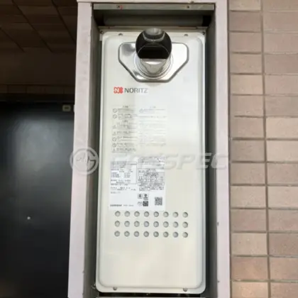 施工後の給湯器（ノーリツ GQ-1628AWX-T-DX BL）