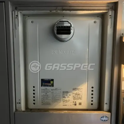 施工後の給湯器（ノーリツ GT-2470SAW-T BL）