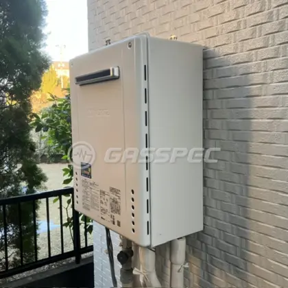 施工後の給湯器（ノーリツ GT-2070SAW BL）