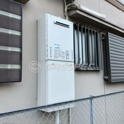 施工後の給湯器（ノーリツ GT-2470SAW BL）