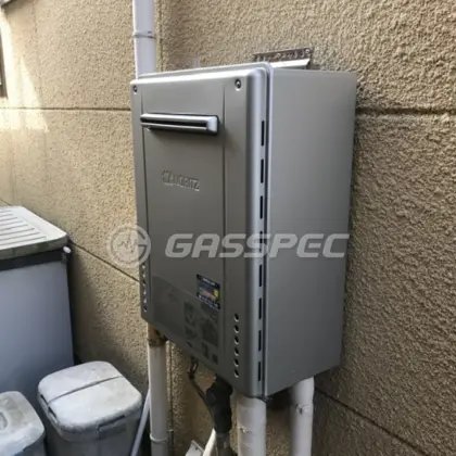 施工後の給湯器（ノーリツ GT-C2072SAW BL）