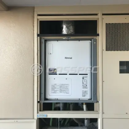 施工後の暖房熱源機（リンナイ RVD-A2400AU2-3(B)）