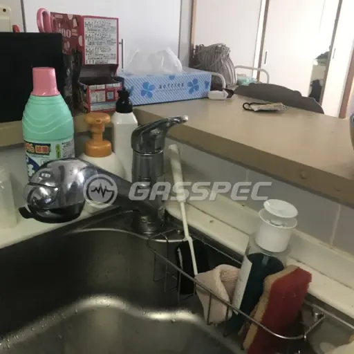 交換前の水栓・蛇口