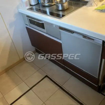 施工後のビルトイン食洗機（パナソニック NP-45MS9S）