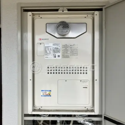 施工後の暖房熱源機（ノーリツ GQH-2443AWXD-T-DX BL）
