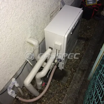 施工後の給湯器（ノーリツ GT-C2052SARX-2 BL）