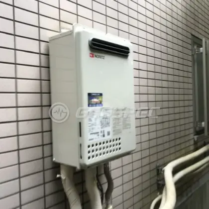 施工後の給湯器（ノーリツ GQ-2439WS-1 BL）