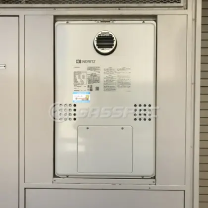 施工後の暖房熱源機（ノーリツ GTH-2454AW BL）